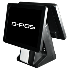Load image into Gallery viewer, TOUCH 15&quot; POS TERMINAL DUAL SCREEN BUILT IN RECEIPT DP-AP2

